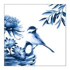 20 Guardanapos para Decoupage Ambiente Blue Bird