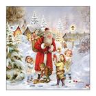 20 Guardanapos para Decoupage Ambiente Santa Bringing Presents