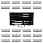 20 Kits Churrasco Inox - Garfo - Faca - Pegador - ZZ