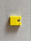 20 Mini Jumpers 1x2 2.54mm Amarelo
