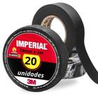 20 Rolos Fitas Isolante 18x5 Metros Imperial Slim 3M