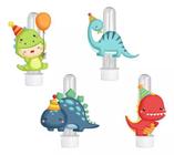 20 Tubetes 3d Personalizado Lembrancinha Dinossauro Baby - Barbara Utilidades