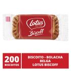 200 Biscoitos - 4 Pacotes x 50 - Lotus Biscoff