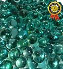 Bolas de gude de vidro transparente, 20 peças, bola quicante