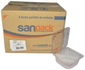 200 Embalagem Cumbuca Quadrada Articulada Sanpack S-80C (1Cx