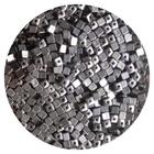 200 pçs entremeio quadradinho 4mm cinza metalizado p/ bijuterias e artesanatos em geral - loop variedades