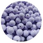 200 pçs miçanga bola lisa 6mm lilás p/ bijuterias, colares, pulseiras e artesanatos em geral - loop variedades