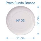 200 Prato de Bolo Salgado Fundo Branco Nº5 - AAZ