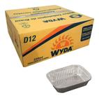 200un Bandeja Alumínio Wyda D12 220ml Empada-lembrancinha