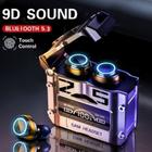 2023 TWS M25 Fone De Ouvido bluetooth 5.3 Sem Fio À Prova D'água 9D Stereo Sports Earbuds LED Microp