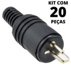 20un Conector Plug Paf Din 2 Pinos Macho Philips Akai Grundig Marantz Sansui Telefunken