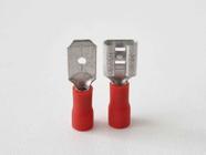 20un Terminais Macho e Fêmea Conector Pré Isolado Fios 1.5mm Vermelho Quadros de Distribuição Elétrica