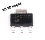 20x Peças Ci ams-1117 ams1117 1,8v 1.8v smd regulador step down arduino