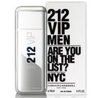 212 Vip-Men C H Eau de Toilette 100ml - Masculino - selo Adipec