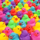 228-Pack Mini Bath Ducks Set, Mini Colorful Rubber Duckies Bath Toy for Child,Float & Squeak Tiny Ducks Pool Toy Set for Kids Party Favors, Birthday Party Supplies, Prize Rewards