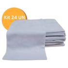 24 Flanelas Laranja Ou Branco Grande Limpeza Atacado Kit Top