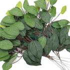 24 Galhos Decoração Arranjo Fícus Artificial Planta Decorativa 42cm