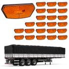 24 Lanterna Diamante Carreta LED Âmbar Saída Fios