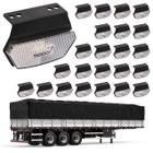 24 Lanterna Diamante Carreta LED Cristal c/ Supt. - Conect