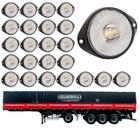 24 Lanterna Frontal Guerra LED Cristal 65mm c/ Sup. - Conect