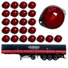 24 Lanterna Frontal Guerra LED Rubi 65mm c/ Suporte - Fio - DW Componentes