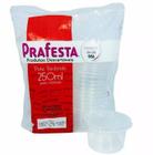 24 Potes Redondo 250Ml Prafesta Embalagem Doces Salgados