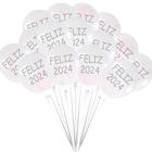 25 Balão Bexigas n9 decoração Ano Novo Festa feliz 2024