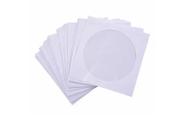 250 Envelopes p/CD e DVD c/Visor Transparente Cor BRANCO