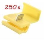 250 X Conector Derivação Emenda Cabos Fios Amarelo - 4 A 6mm