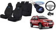 250Kit Tecido EcoSport 2006-2013: Volante + Chaveiro Ford