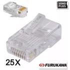 25x Conectores Rj45 Cat5e Furukawa Sohoplus Macho Original