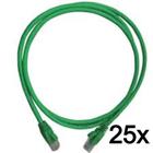 25x Patch Cord 2,5 Mts Cat5e Utp Internet Injetado Fábrica