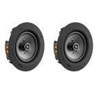 2E R-65S - Par de Caixas acústicas de embutir Ultra-Slim Tela Quadrada 30W RMS Branco