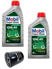 2L Oleo Mobil 10w-40 Filtro Tecfil Psl 637 Harley Davidson