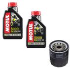 2L Oleo Motul 5000 Semissintético 20W50 Filtro Fram Ph 6022