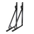 2pç suporte mão francesa colonial leve 25cm ouro velho
