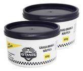 2pcs Graxa Branca Náutica Automotiva Uso Geral 500gr Gitanes