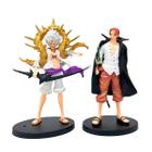 2pcs/lot Shanks Joyboy One Piece Figura Anime Brinquedo Modelo 18cm - Shimu Yequyasu - ESG