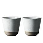 2pcs Xícara de Chá 230ml Copa Japonesa Pottery Tea Bowl Taças de Cerâmica Vintage Teacup Kung Fu Teaware Drinkware Container Handmade Pu'er Bowls Xícaras