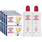 2UN Hidratante Leite De Aveia 400ml e 8 Sabonetes Aveia e Óleo de Amendoas Davene