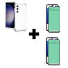 2UN Película Cerâmica 9D + 1UN Capinha Anti Impacto Para Samsung Galaxy A05S Transparente