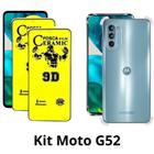 2UN Película Fosca + 1UN Capa Transparente para Motorola Moto G52