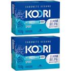 2UN Sabonete Vegetal Koori Antibac Sport Barra 150g Davene