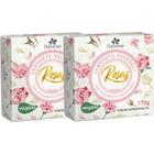 2UN Sabonete Vegetal Rosas 170G Davene - Genérico