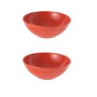 2un Tigela bowl 700ml salada petiscos Vermelho