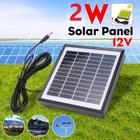 2W 12V Painel Solar Com 3m Cabo Energia Solar Painel de Energia Solar Polissil ªcio