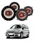 2x Alto Falantes 6" Polegadas + 2x 5" Polegadas 100W RMS Triaxial B3x60x/B3x50x Chevrolet Zafira