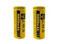 2X Bateria Led T6 T9 Lançamento 26650 3,7V 8800Mah Jws - Jws-