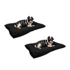 2x Camas Futon Médio Cochonete p/ Cachorros e Gatos c/ Ziper