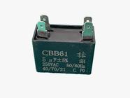 2x Capacitor Partida 5uf/250v Faston 38x18x28mm Cbb61